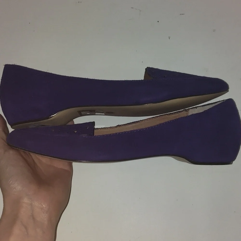 DV by Dolce Vita Purple Suede Lake Flats Size 10